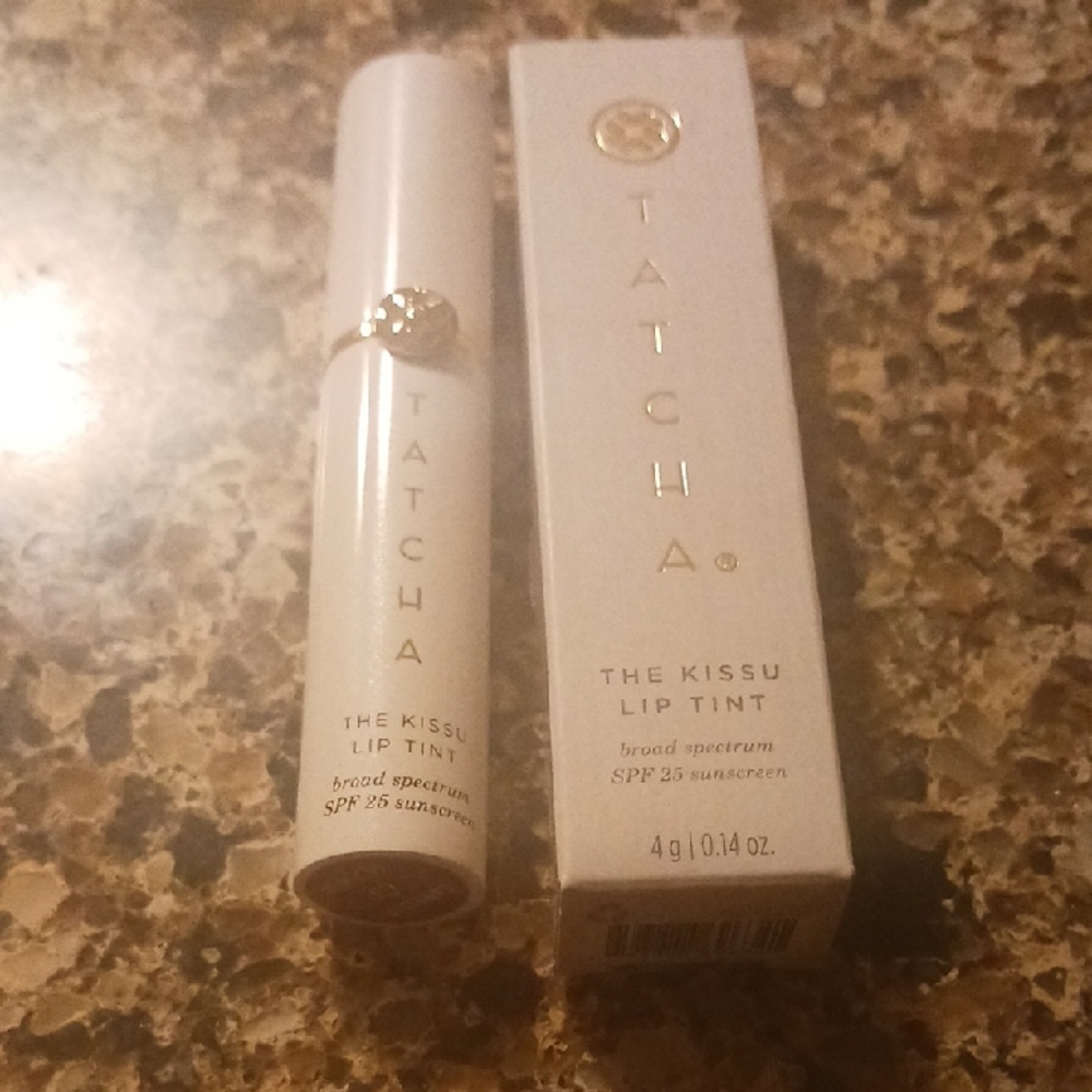Tatcha Cream Lip Balm Luxurious Hydration CAMELLIA NEW!